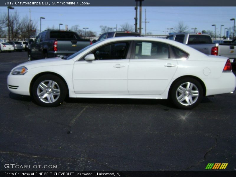 Summit White / Ebony 2012 Chevrolet Impala LT