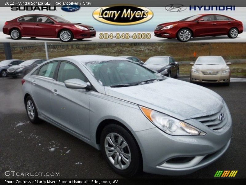Radiant Silver / Gray 2012 Hyundai Sonata GLS