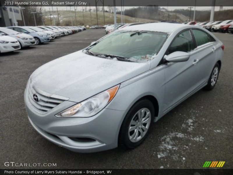 Radiant Silver / Gray 2012 Hyundai Sonata GLS