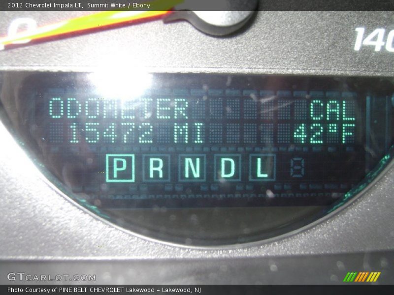 Summit White / Ebony 2012 Chevrolet Impala LT
