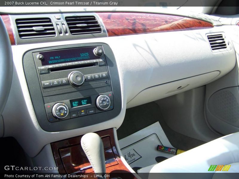 Crimson Pearl Tintcoat / Titanium Gray 2007 Buick Lucerne CXL