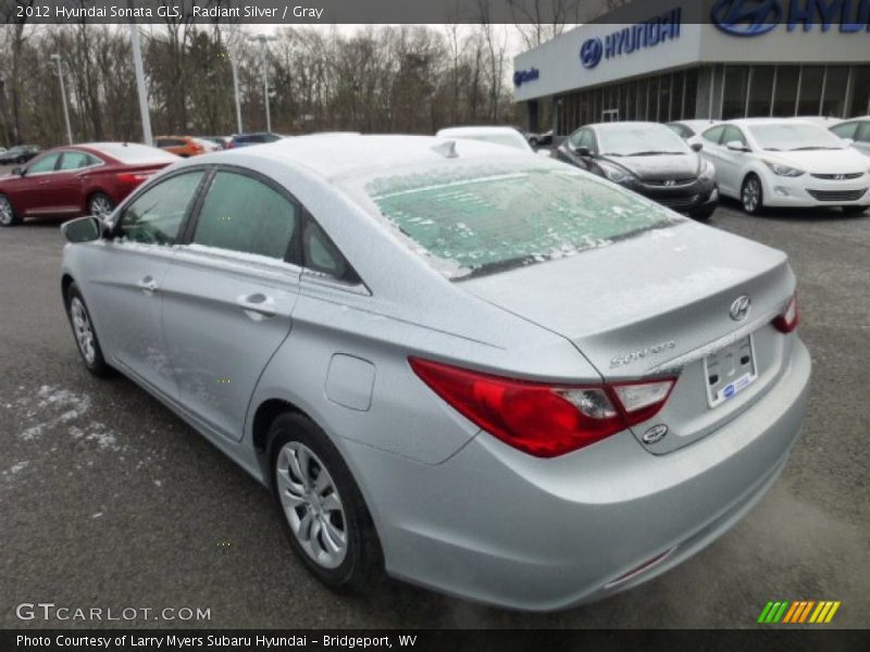 Radiant Silver / Gray 2012 Hyundai Sonata GLS