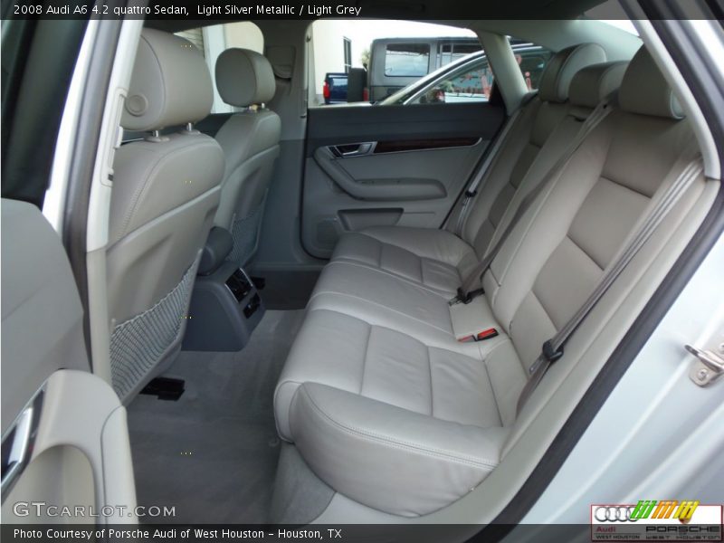 Light Silver Metallic / Light Grey 2008 Audi A6 4.2 quattro Sedan