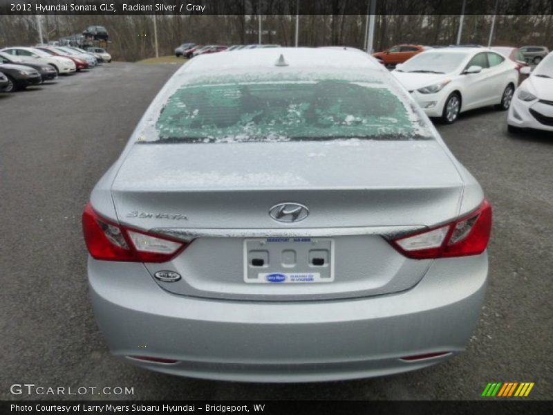 Radiant Silver / Gray 2012 Hyundai Sonata GLS