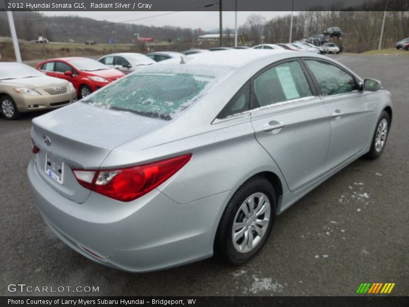 Radiant Silver / Gray 2012 Hyundai Sonata GLS
