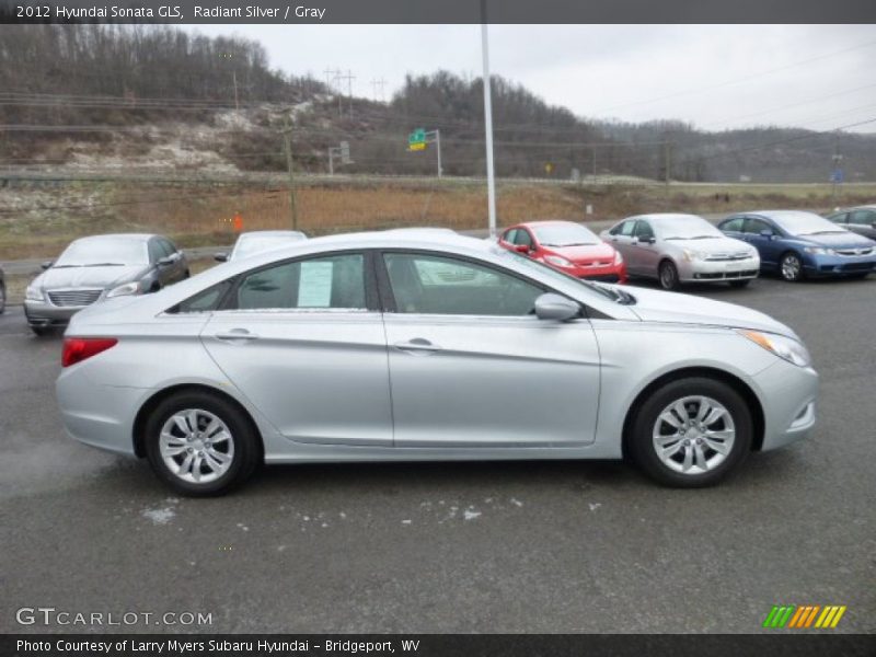 Radiant Silver / Gray 2012 Hyundai Sonata GLS