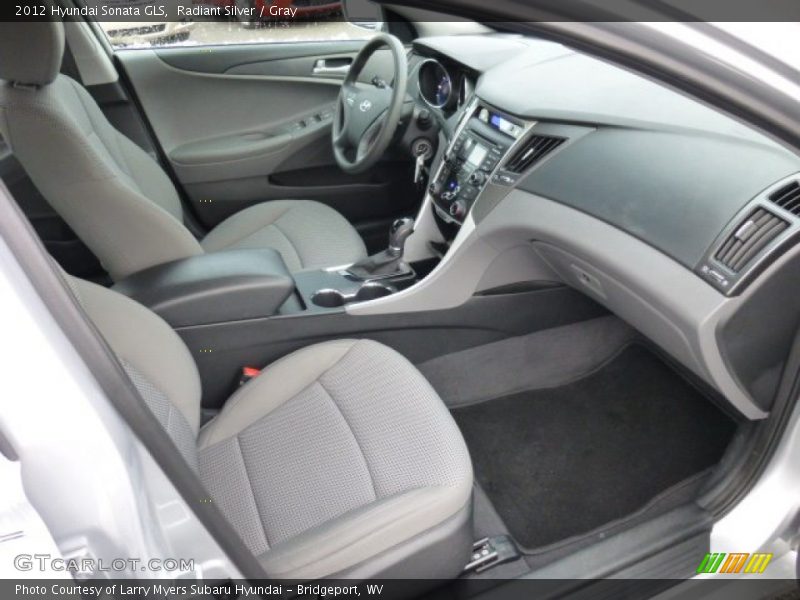 Radiant Silver / Gray 2012 Hyundai Sonata GLS