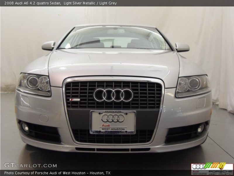 Light Silver Metallic / Light Grey 2008 Audi A6 4.2 quattro Sedan