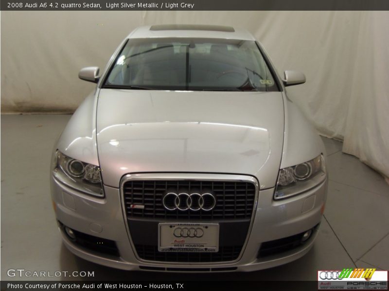 Light Silver Metallic / Light Grey 2008 Audi A6 4.2 quattro Sedan