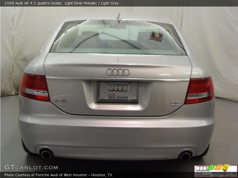 Light Silver Metallic / Light Grey 2008 Audi A6 4.2 quattro Sedan