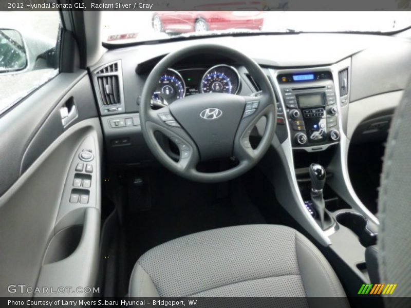 Radiant Silver / Gray 2012 Hyundai Sonata GLS
