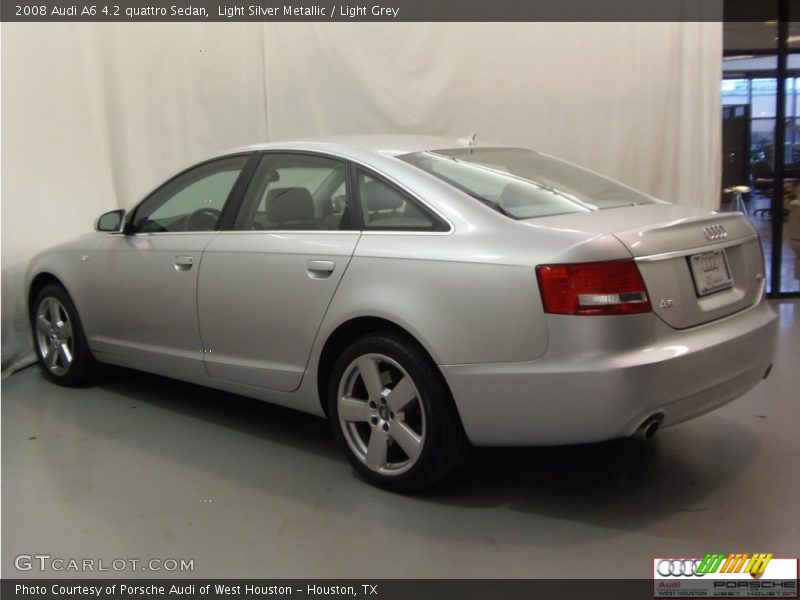 Light Silver Metallic / Light Grey 2008 Audi A6 4.2 quattro Sedan