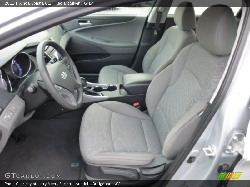 Radiant Silver / Gray 2012 Hyundai Sonata GLS
