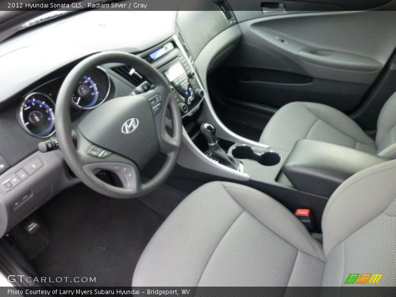 Radiant Silver / Gray 2012 Hyundai Sonata GLS