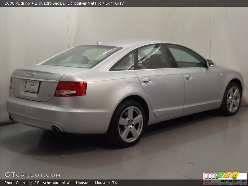 Light Silver Metallic / Light Grey 2008 Audi A6 4.2 quattro Sedan