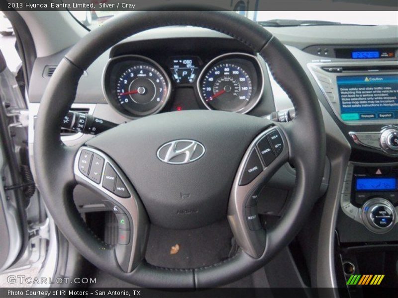 Silver / Gray 2013 Hyundai Elantra Limited