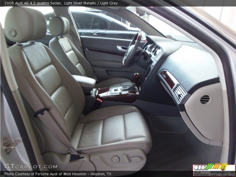Light Silver Metallic / Light Grey 2008 Audi A6 4.2 quattro Sedan