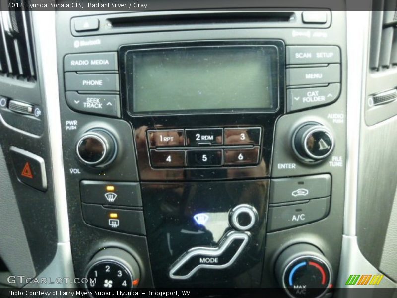 Radiant Silver / Gray 2012 Hyundai Sonata GLS