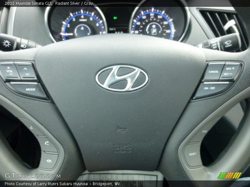 Radiant Silver / Gray 2012 Hyundai Sonata GLS