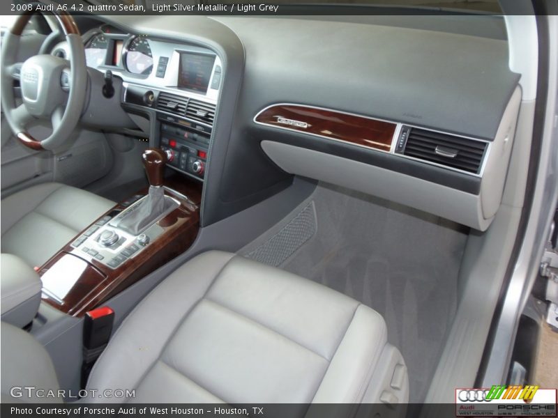 Light Silver Metallic / Light Grey 2008 Audi A6 4.2 quattro Sedan