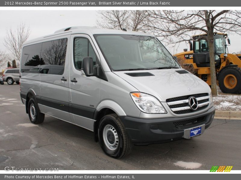 Brilliant Silver Metallic / Lima Black Fabric 2012 Mercedes-Benz Sprinter 2500 Passenger Van