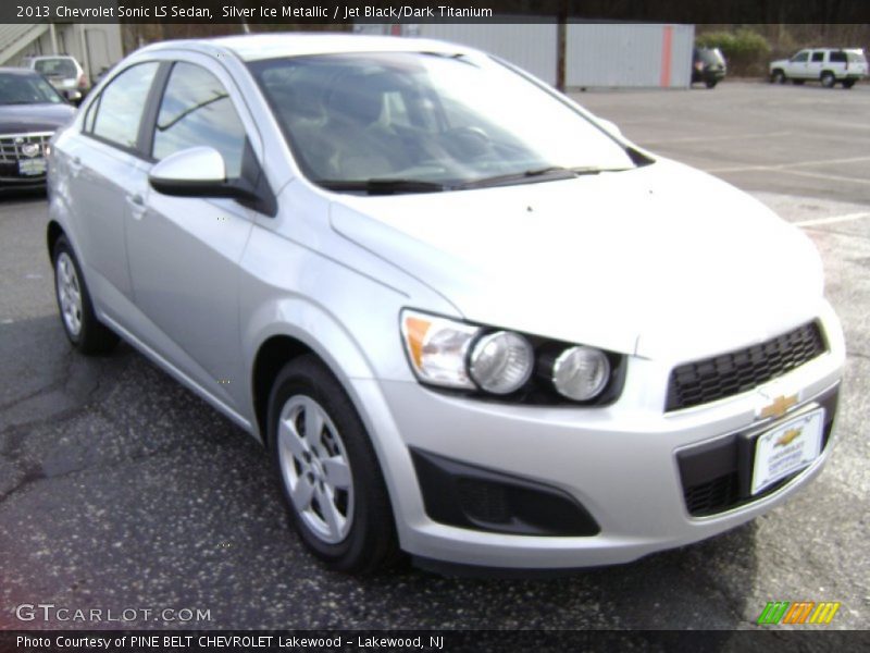 Silver Ice Metallic / Jet Black/Dark Titanium 2013 Chevrolet Sonic LS Sedan