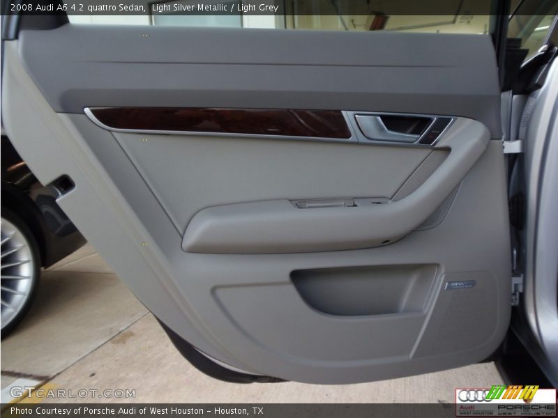 Light Silver Metallic / Light Grey 2008 Audi A6 4.2 quattro Sedan