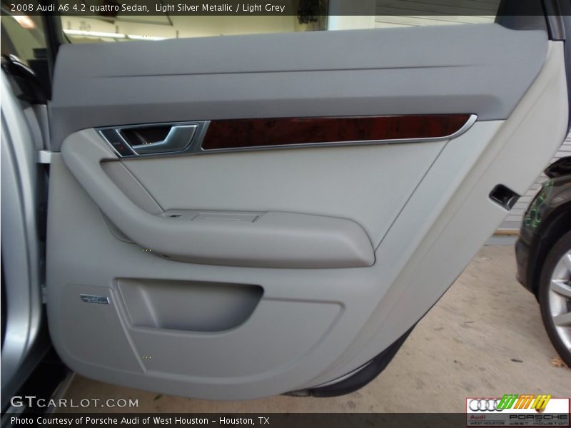 Light Silver Metallic / Light Grey 2008 Audi A6 4.2 quattro Sedan