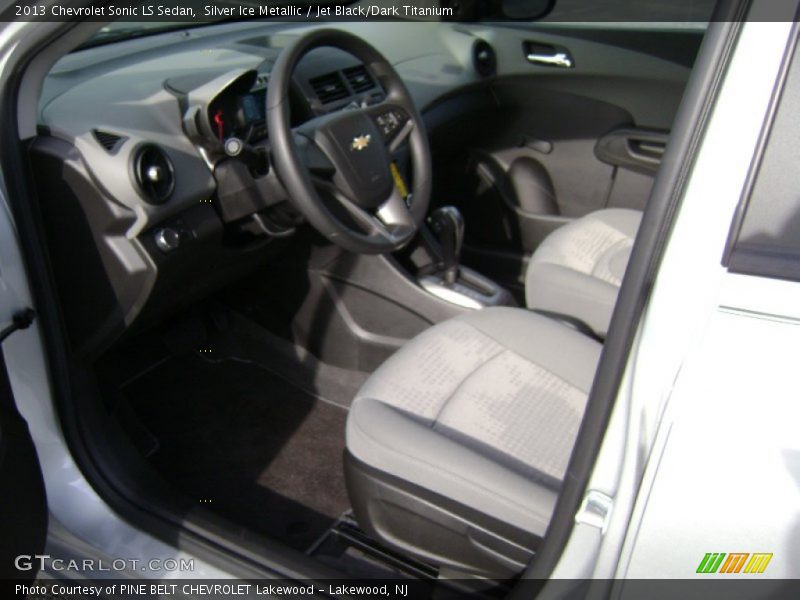 Silver Ice Metallic / Jet Black/Dark Titanium 2013 Chevrolet Sonic LS Sedan