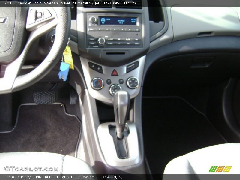 Silver Ice Metallic / Jet Black/Dark Titanium 2013 Chevrolet Sonic LS Sedan