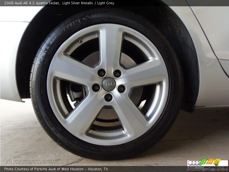 Light Silver Metallic / Light Grey 2008 Audi A6 4.2 quattro Sedan