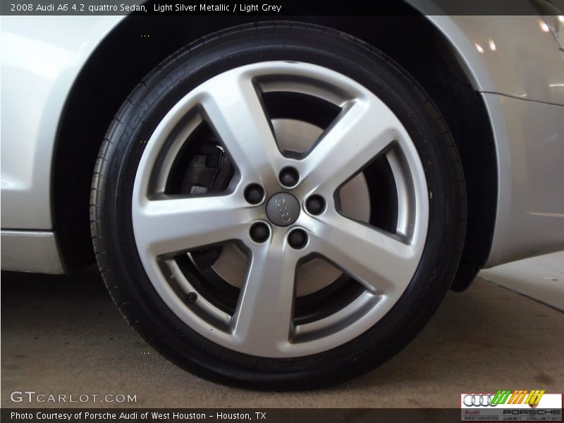 Light Silver Metallic / Light Grey 2008 Audi A6 4.2 quattro Sedan