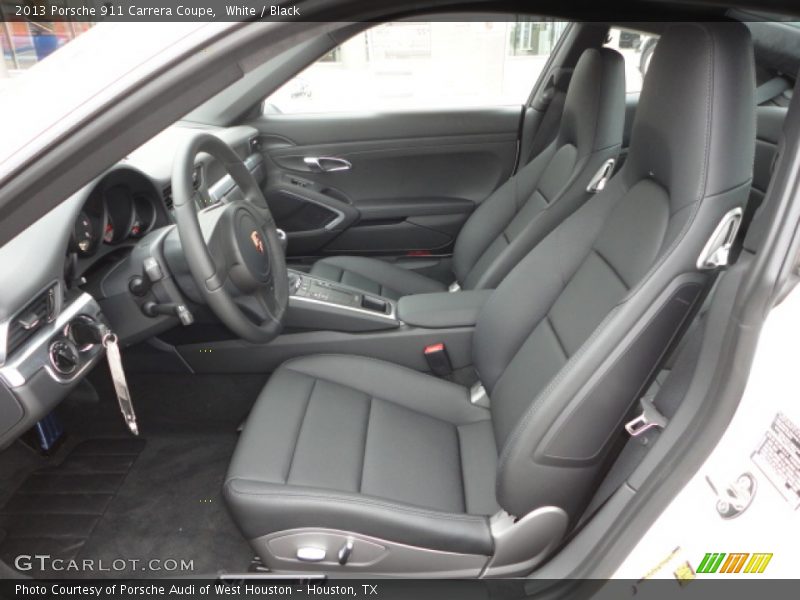 Front Seat of 2013 911 Carrera Coupe