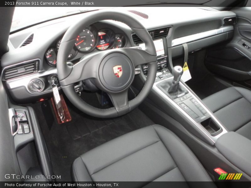 Black Interior - 2013 911 Carrera Coupe 