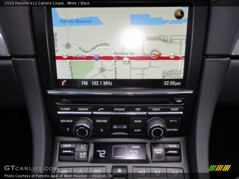 Navigation of 2013 911 Carrera Coupe