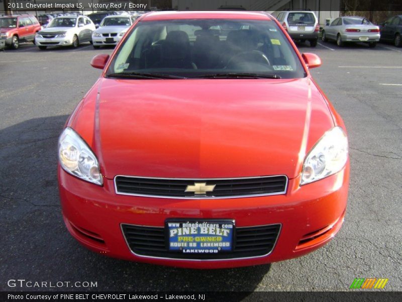 Victory Red / Ebony 2011 Chevrolet Impala LS