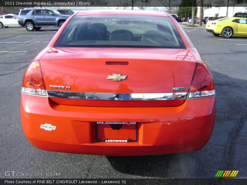 Victory Red / Ebony 2011 Chevrolet Impala LS