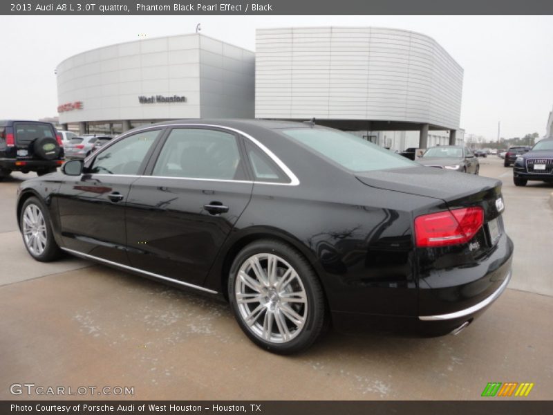 Phantom Black Pearl Effect / Black 2013 Audi A8 L 3.0T quattro