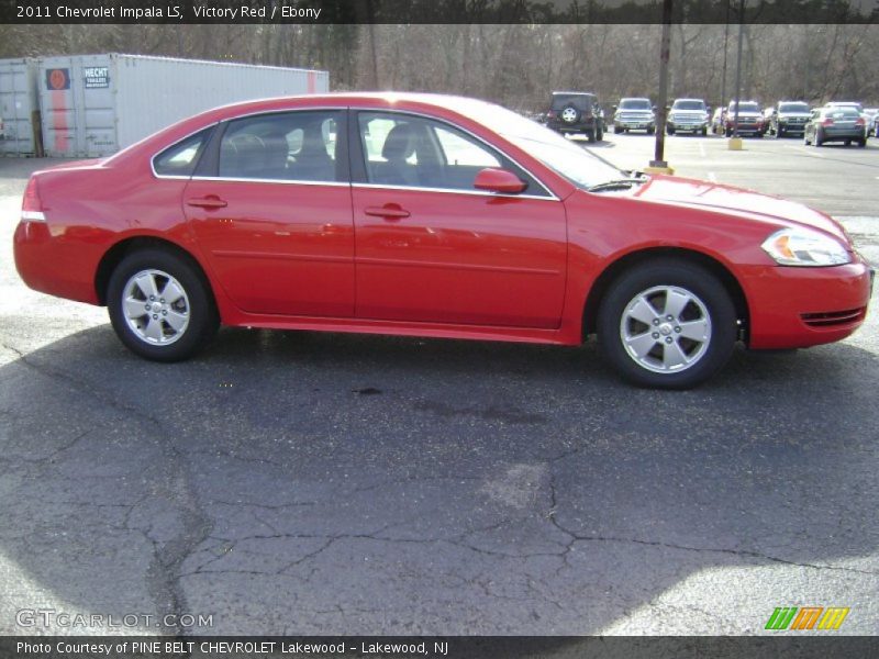 Victory Red / Ebony 2011 Chevrolet Impala LS