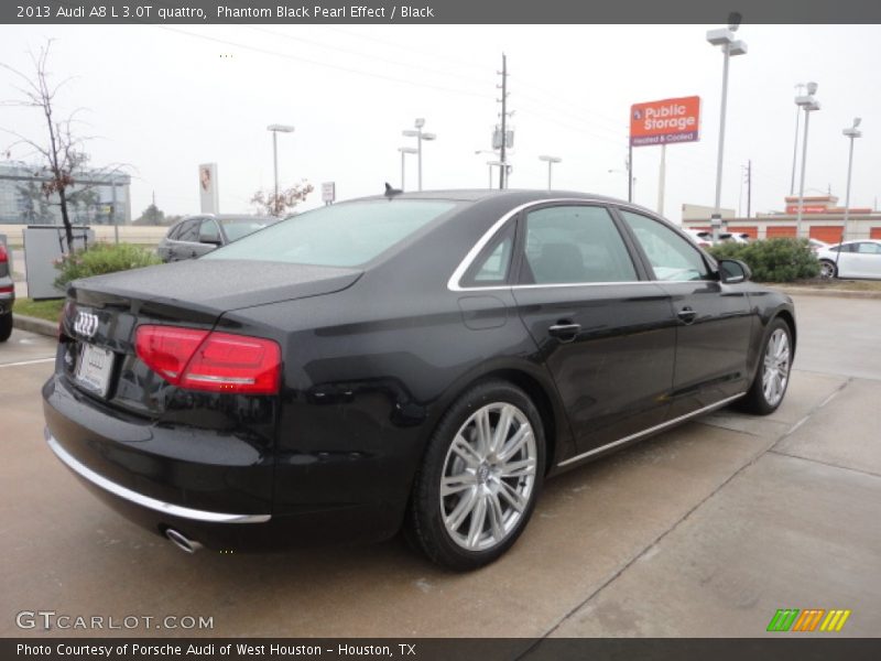 Phantom Black Pearl Effect / Black 2013 Audi A8 L 3.0T quattro