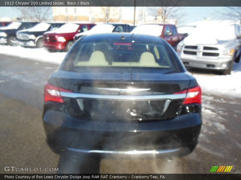 Black / Black 2013 Chrysler 200 Limited Sedan