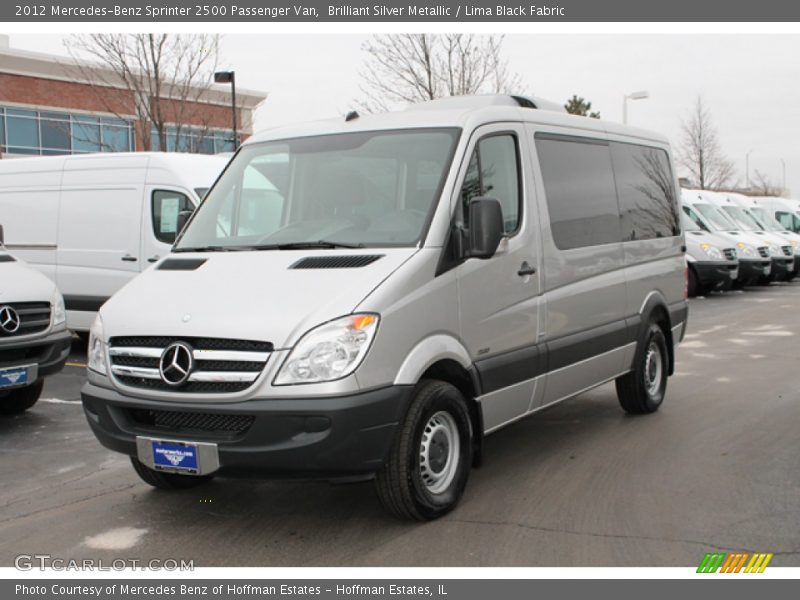 Brilliant Silver Metallic / Lima Black Fabric 2012 Mercedes-Benz Sprinter 2500 Passenger Van