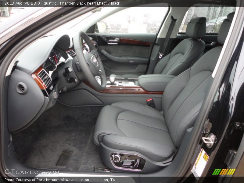 Phantom Black Pearl Effect / Black 2013 Audi A8 L 3.0T quattro
