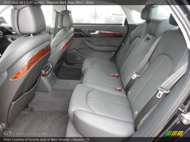 Phantom Black Pearl Effect / Black 2013 Audi A8 L 3.0T quattro