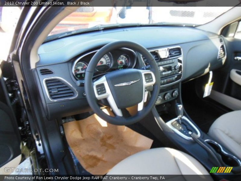 Black / Black 2013 Chrysler 200 Limited Sedan