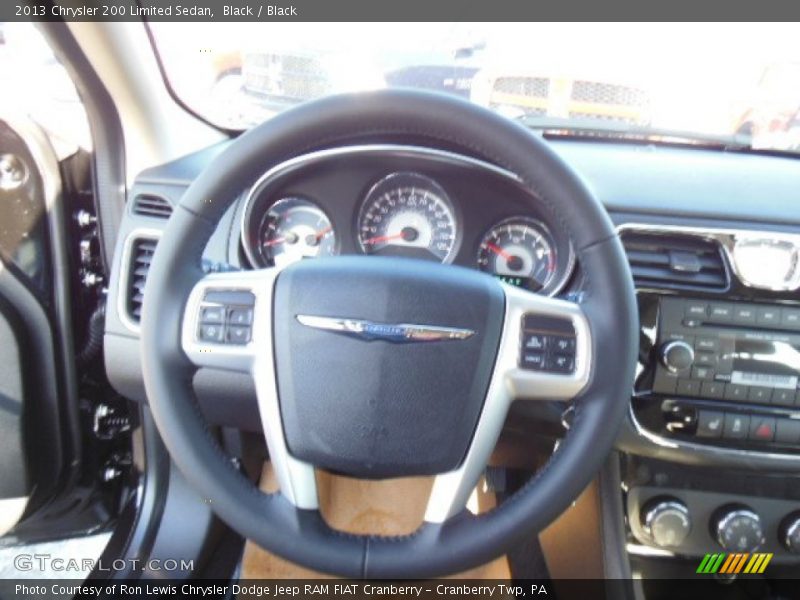Black / Black 2013 Chrysler 200 Limited Sedan