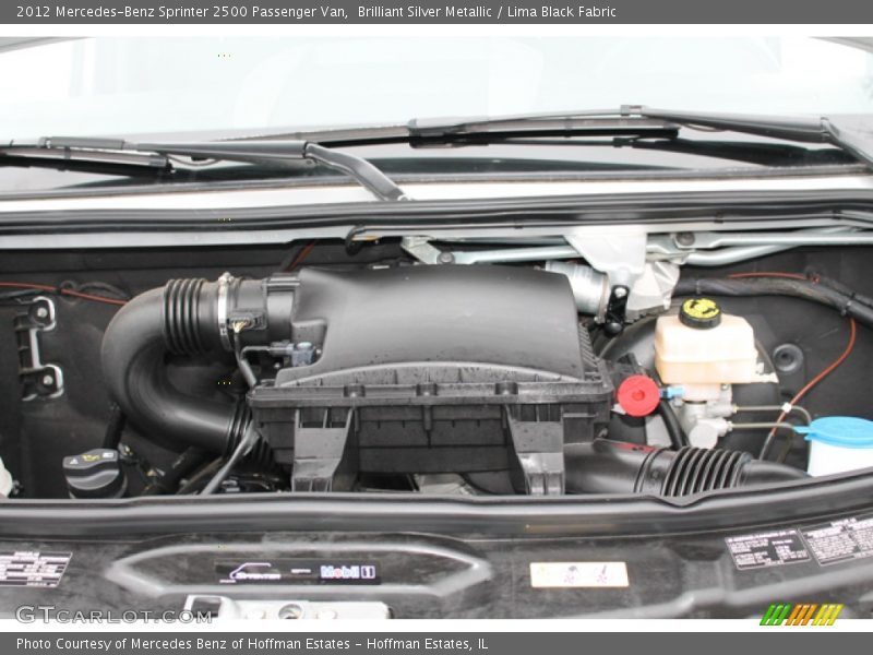 Brilliant Silver Metallic / Lima Black Fabric 2012 Mercedes-Benz Sprinter 2500 Passenger Van