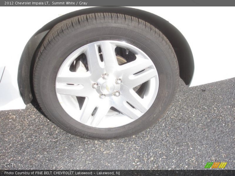 Summit White / Gray 2012 Chevrolet Impala LT