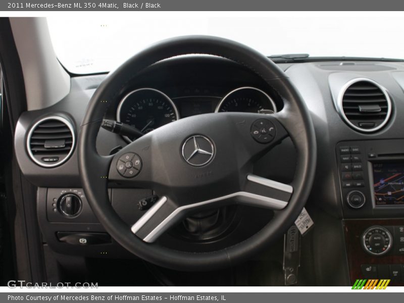 Black / Black 2011 Mercedes-Benz ML 350 4Matic