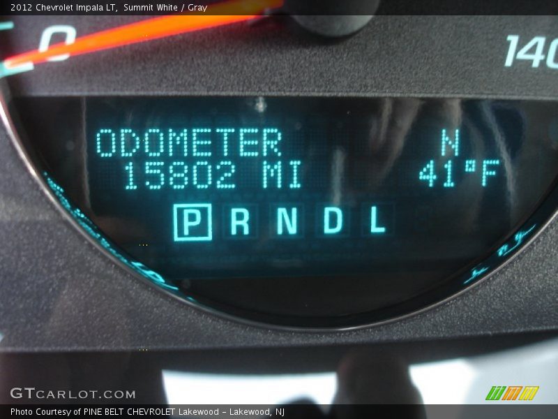 Summit White / Gray 2012 Chevrolet Impala LT
